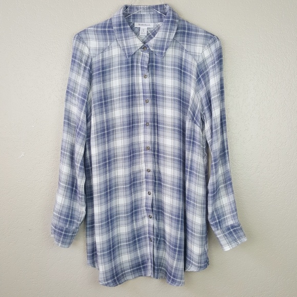Motherhood Maternity Tops - HP💖Motherhood Maternity Plaid Button Down Top M